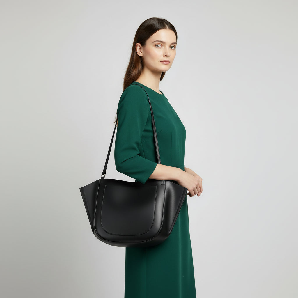 New leather women's bag niche child mother bag one shoulder messenger fashion simple large capacity bag