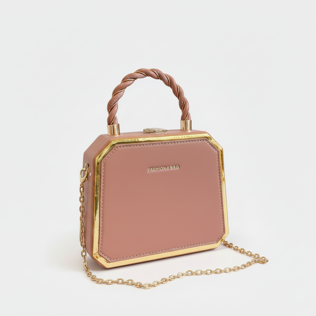 Fashionable small square bag stylish simple and exquisite chain crossbody bag