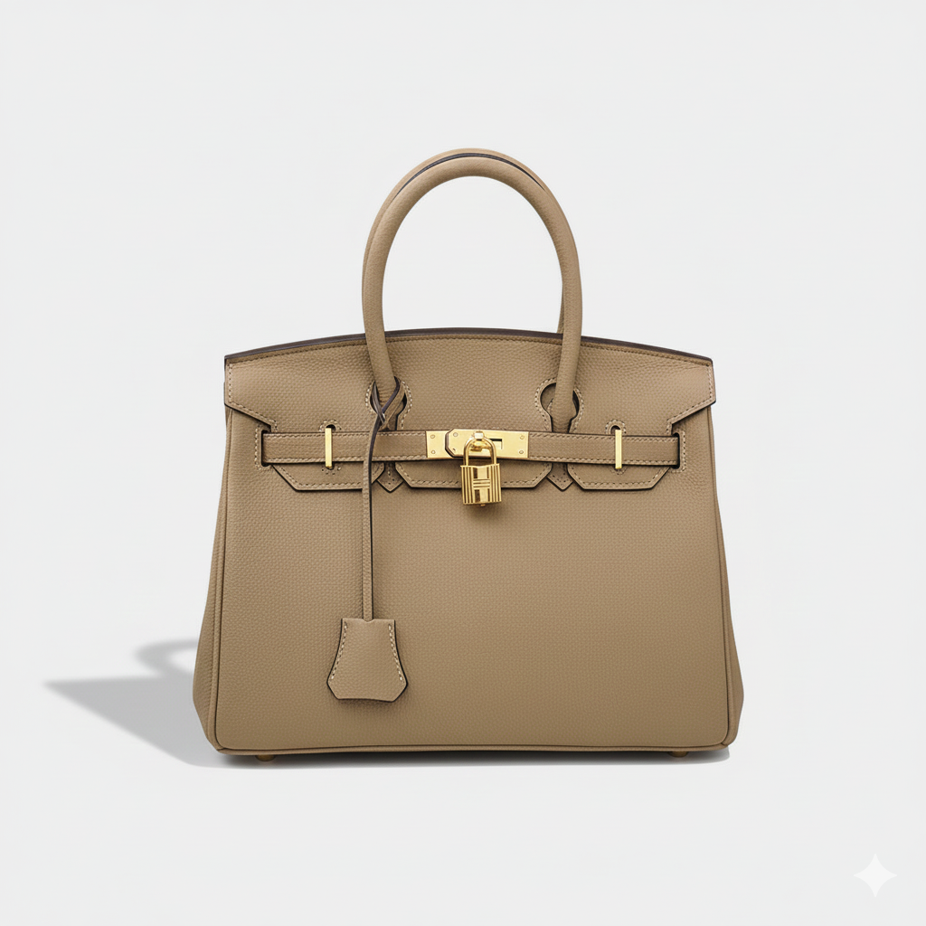 Litchi patterned handbag, single shoulder crossbody bag, women's bag